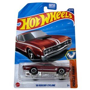 Hot Wheels 69 Mercury Cyclone Muscle Mania 2/10 NOC